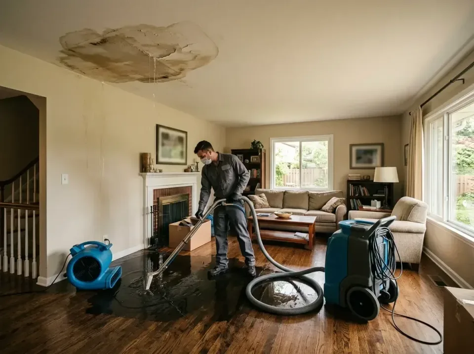 attic-pipe-burst-ceiling-drip-008 — frequently asked questions, Water Damage Restoration & Carpet Care in Beardstown, IL